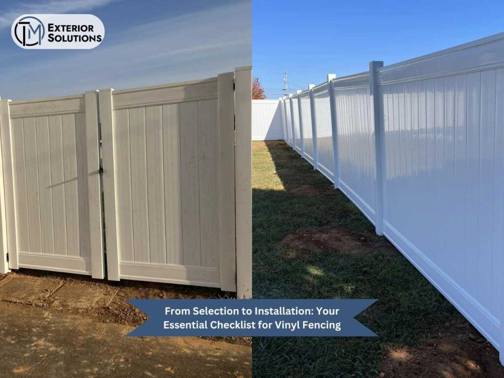 Your Essential Checklist for Vinyl Fencing