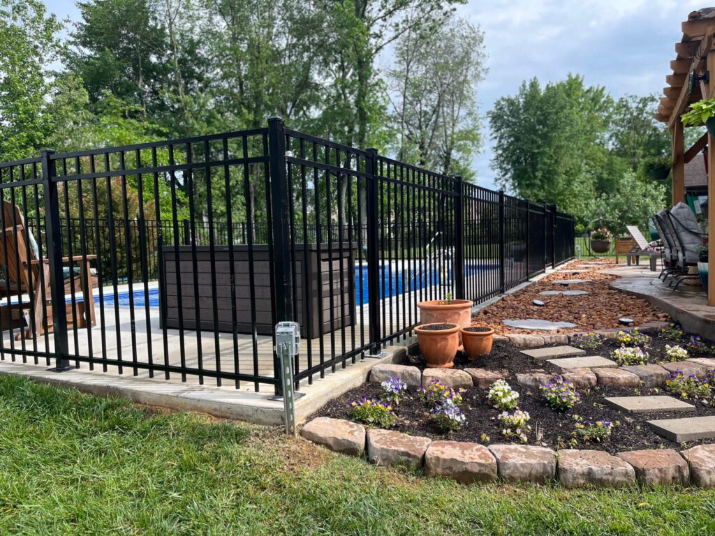 aluminum fence installation in pegram tn