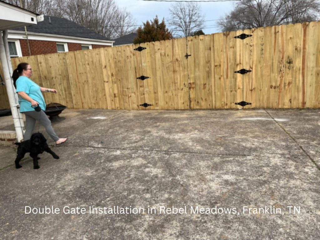 Double Gate Installation in Rebel Meadows, Franklin, TN