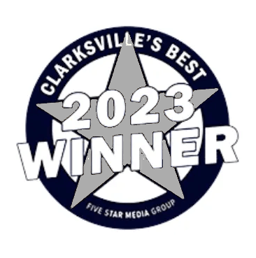 TM Exterior Solutions LLC accepting Clarksville’s Best 2023 Silver award, local recognition